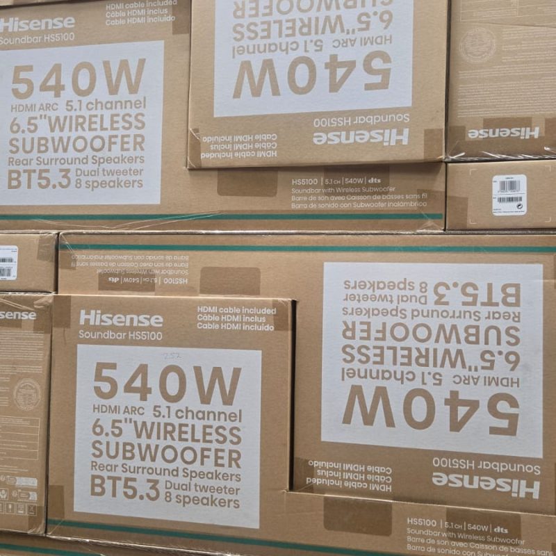 Hisense HS5100 Soundbar - 5.1 Channel - Surround Sound - Home Theater System